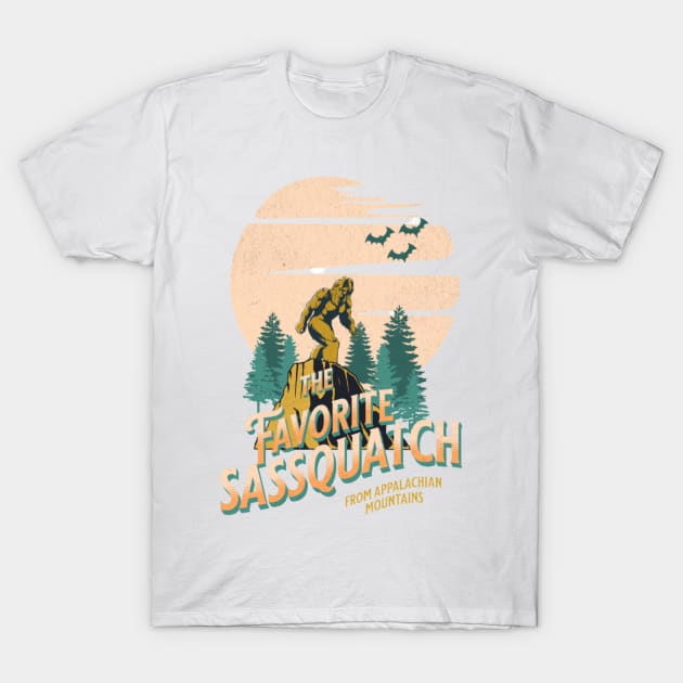 The Favorite Sassquatch T-Shirt by Vortex.Merch